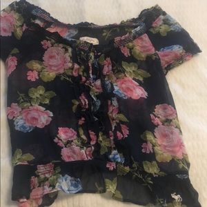 Abercrombie floral blouse